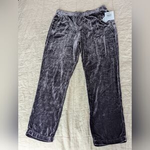 Bella Dahl Luxe Rayon Silk Velvet Joggers L